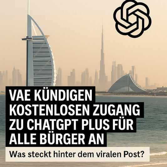 UAE will kostenlos Chat GPT allen Bürgern zur Verfügung stellen?