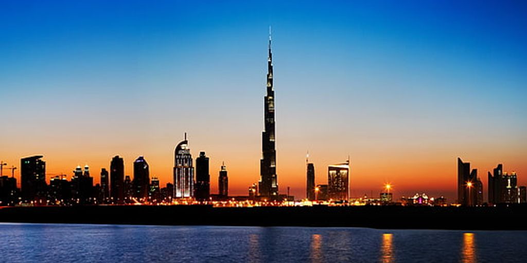 family enjoying outdoor activities in Dubai skyline